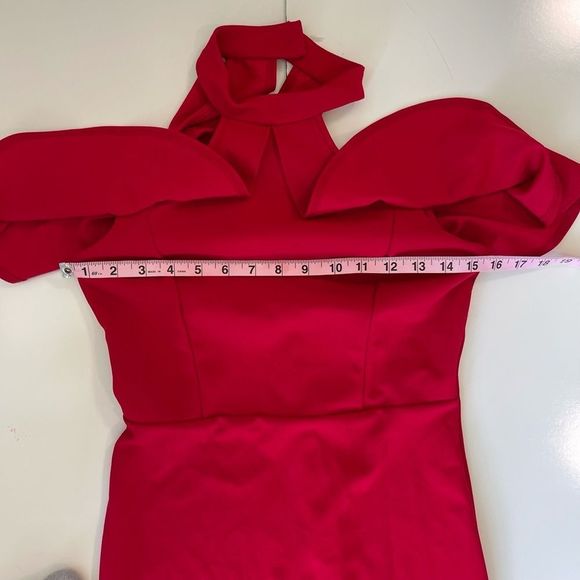 Lulus dress Your Time Red Off-the-Shoulder Bodycon - Picture 9 of 11